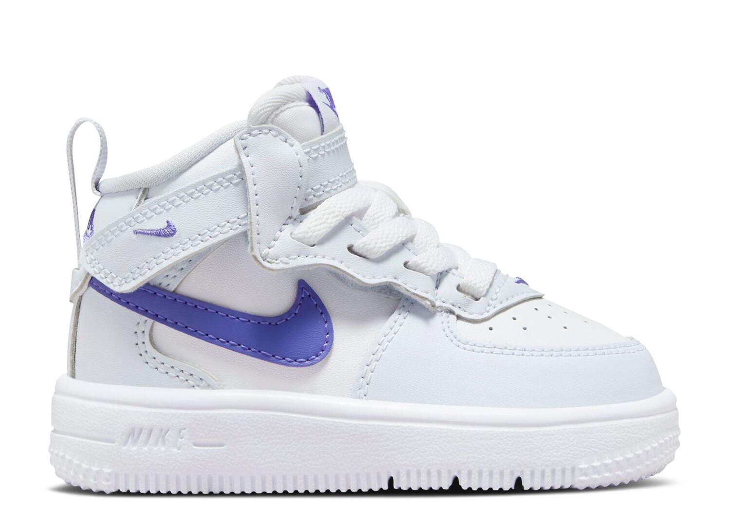 

Кроссовки Nike Force 1 Mid Easyon Td 'White Persian Violet', синий