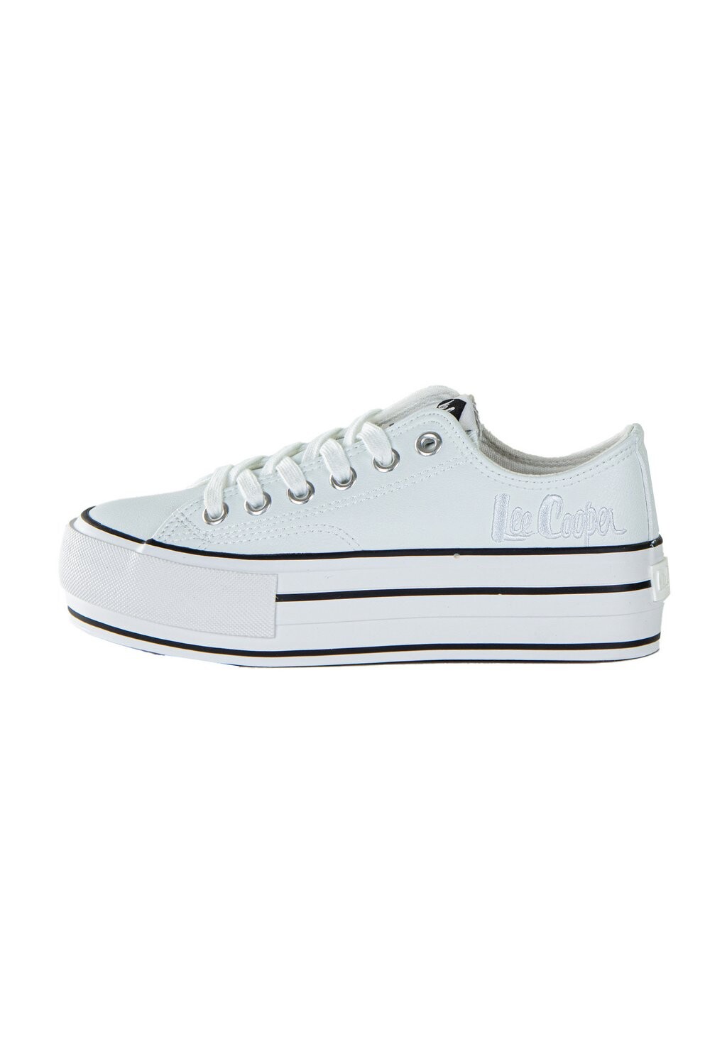 

Кроссовки на шнуровке Lee Cooper, белый