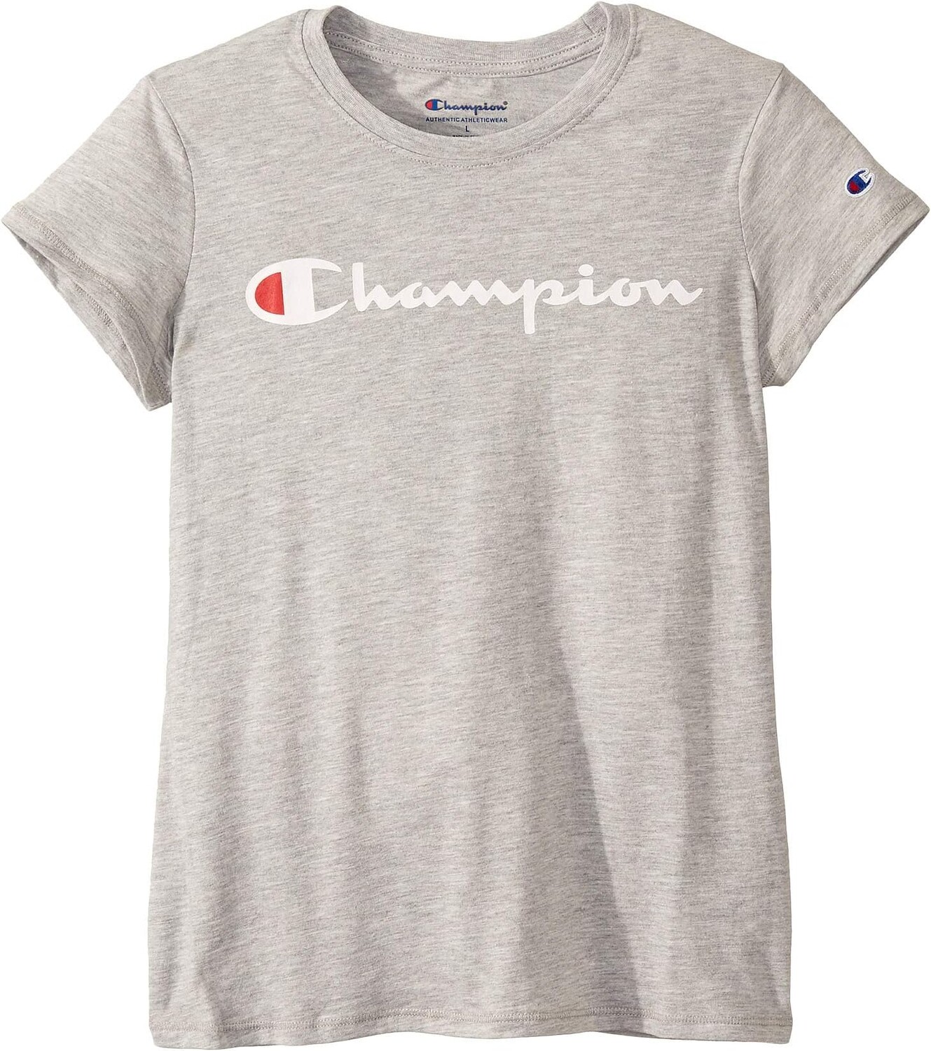 

Футболка Champion Classic Script Short Sleeve Tee, цвет Oxford Heather