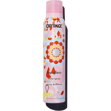 Amika Top Gloss Shine Spray 200 мл Спрей для финишного блеска для максимального блеска и контроля пушистости