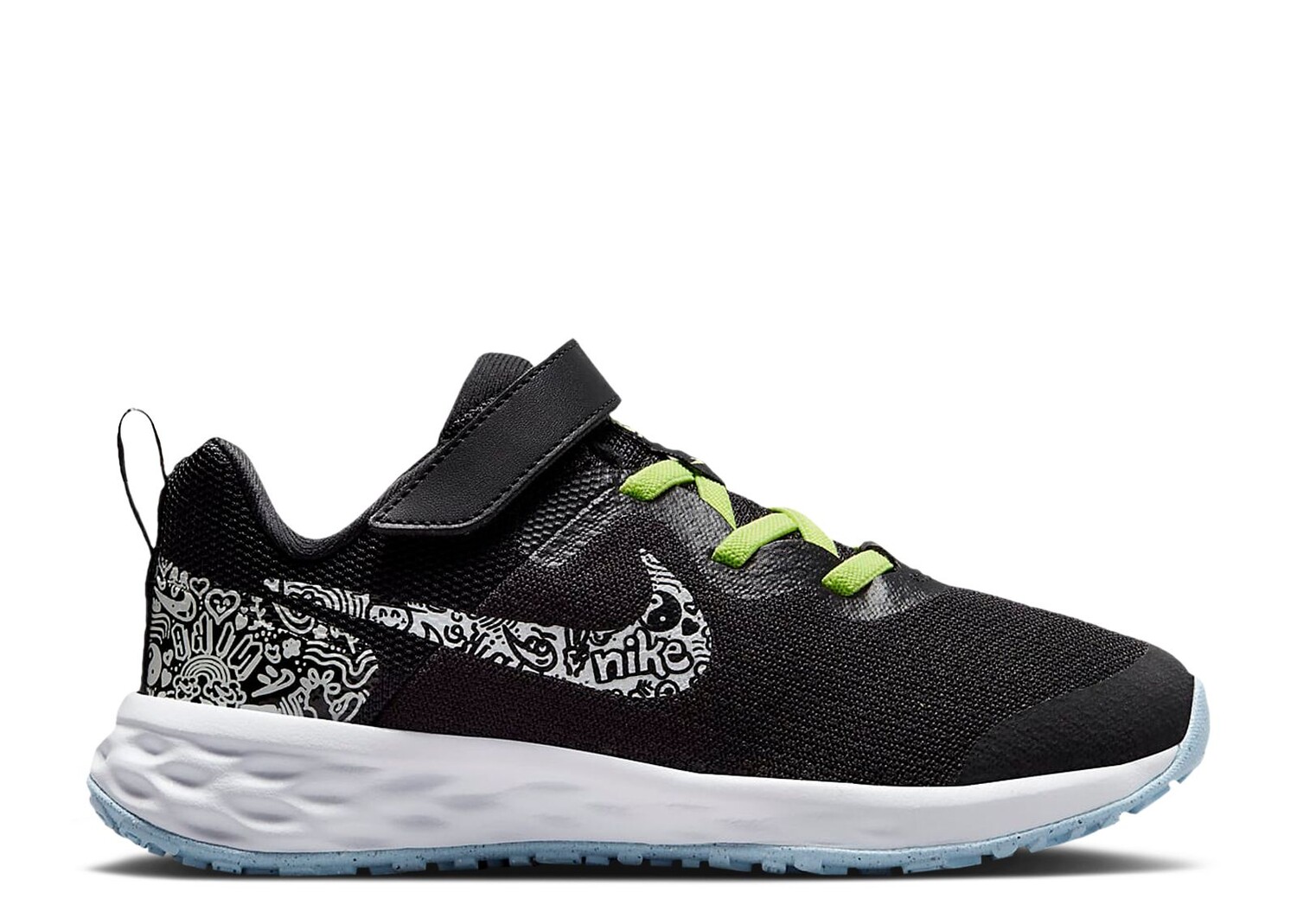 

Кроссовки Nike Revolution 6 Next Nature Jp Ps 'Doodles', черный