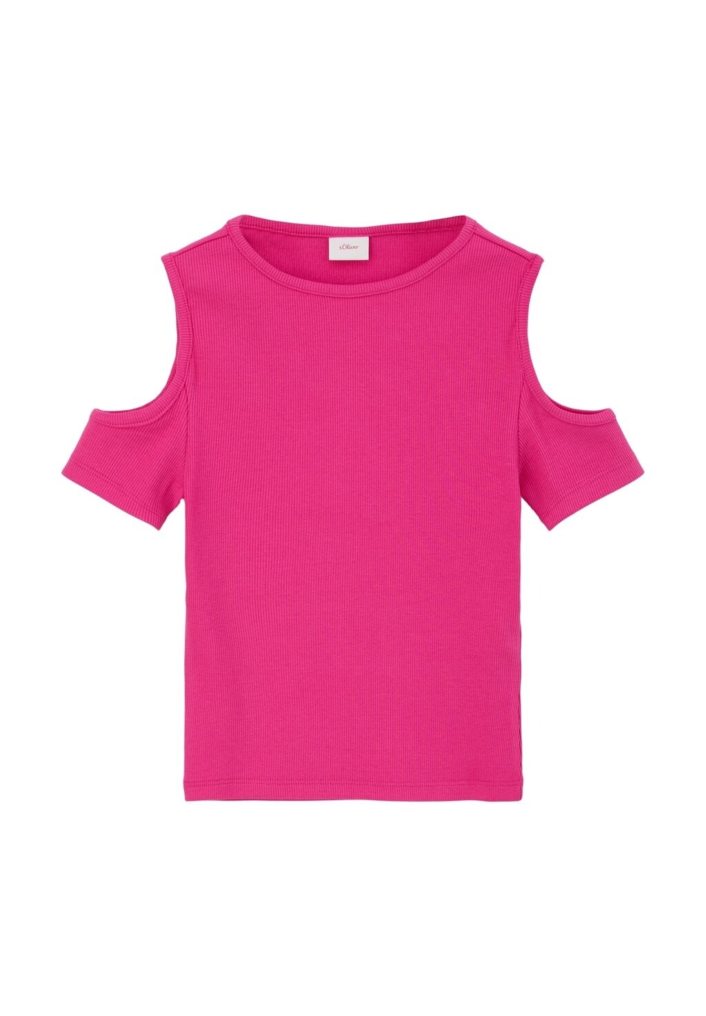 

Футболка базовая MIT COLD SHOULDER s.Oliver, цвет pink