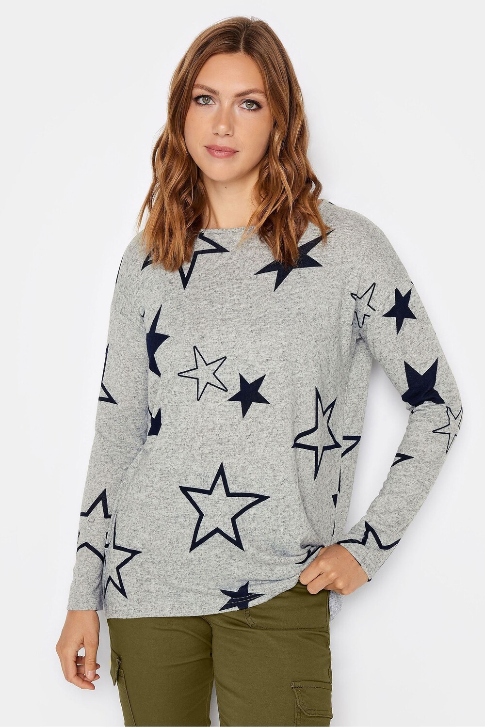 

Свитер со звездным мотивом Long Tall Sally, черный
