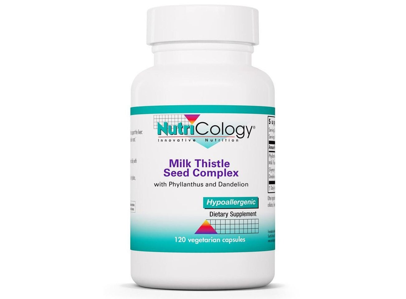 

Nutricology, Комплекс семян расторопши, 120 вегетарианских капсул