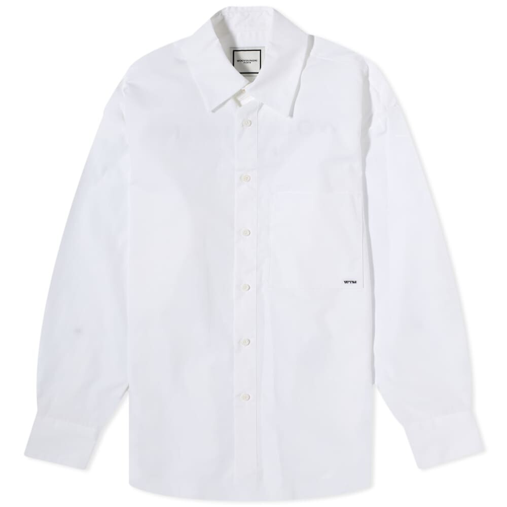 

Рубашка с логотипом Wooyoungmi, белый
