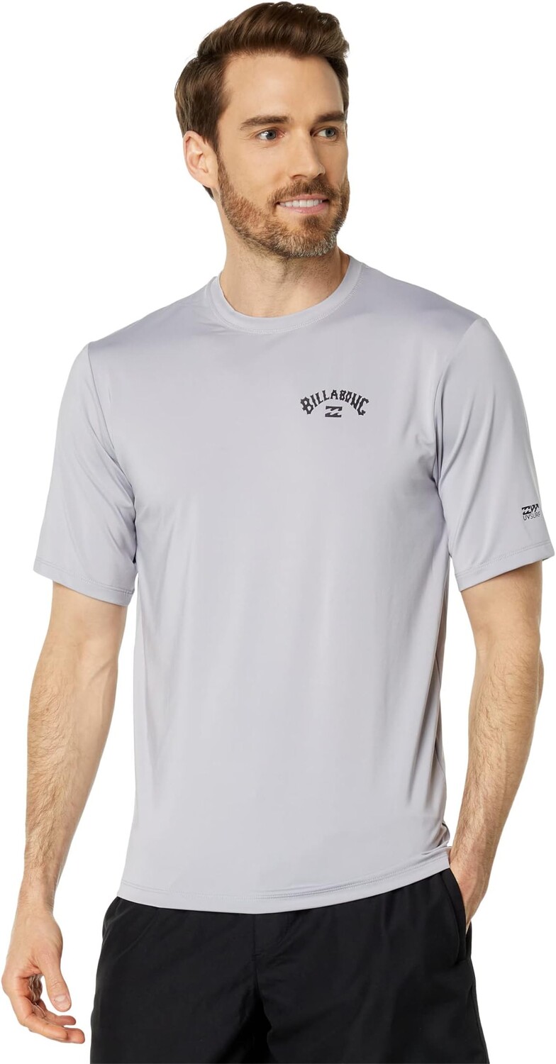 

Футболка для серфинга свободного кроя с короткими рукавами Arch Wave Billabong, цвет Grey Violet