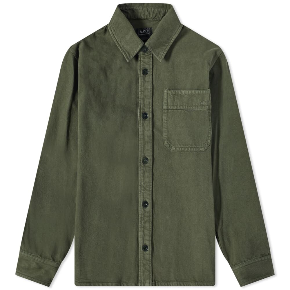 

A.P.C. Джинсовая рубашка Basile, зеленый