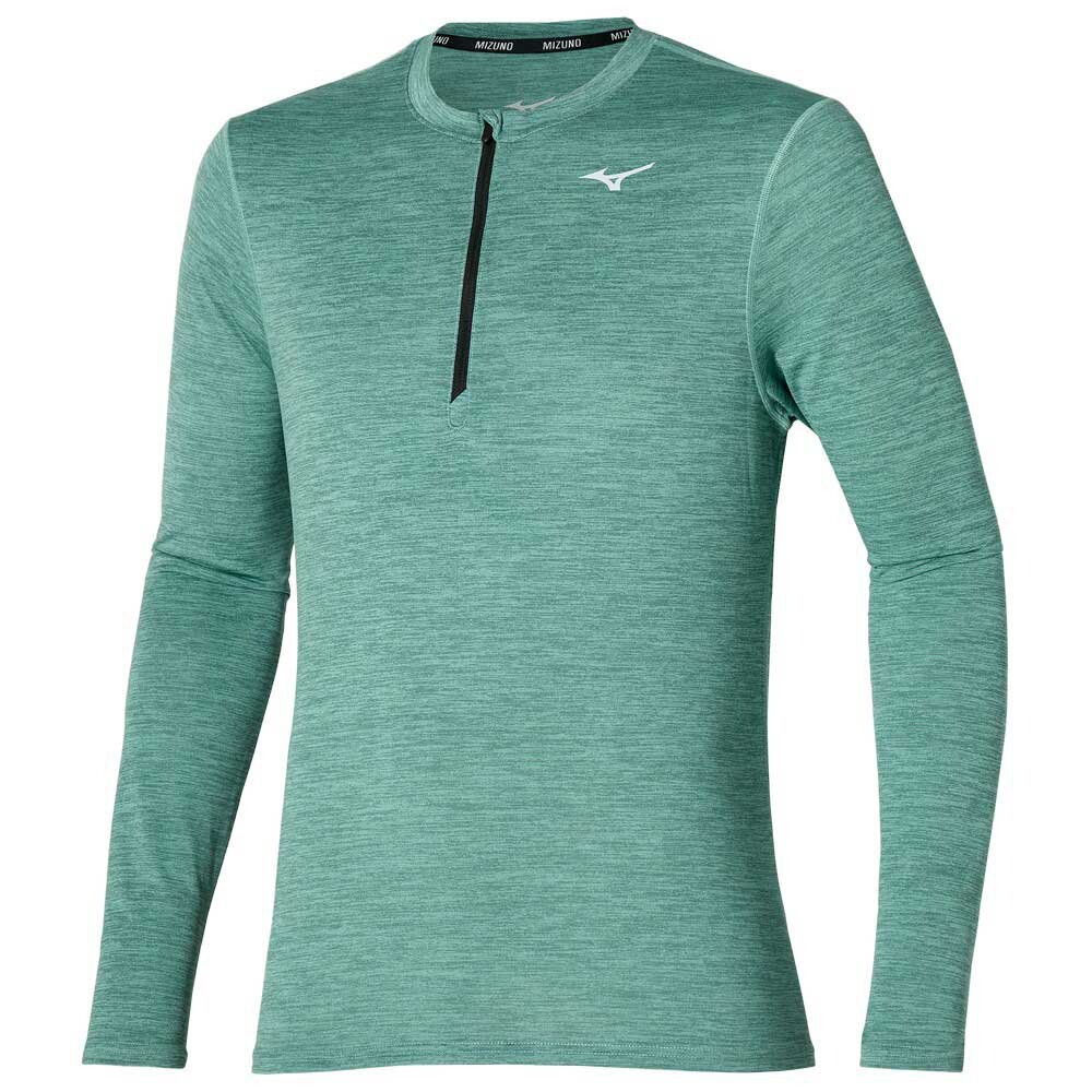 

Футболка Mizuno Impulse Core Half Zip, синий