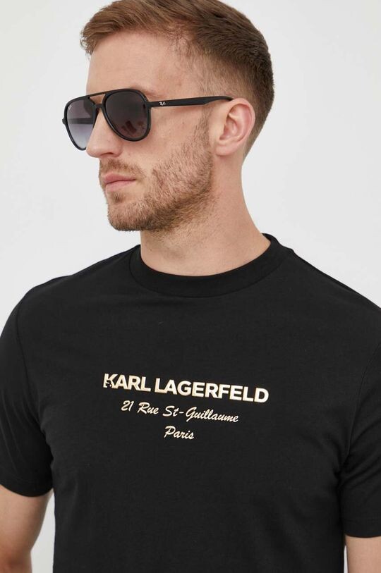 

Футболка Карла Лагерфельда Karl Lagerfeld, черный