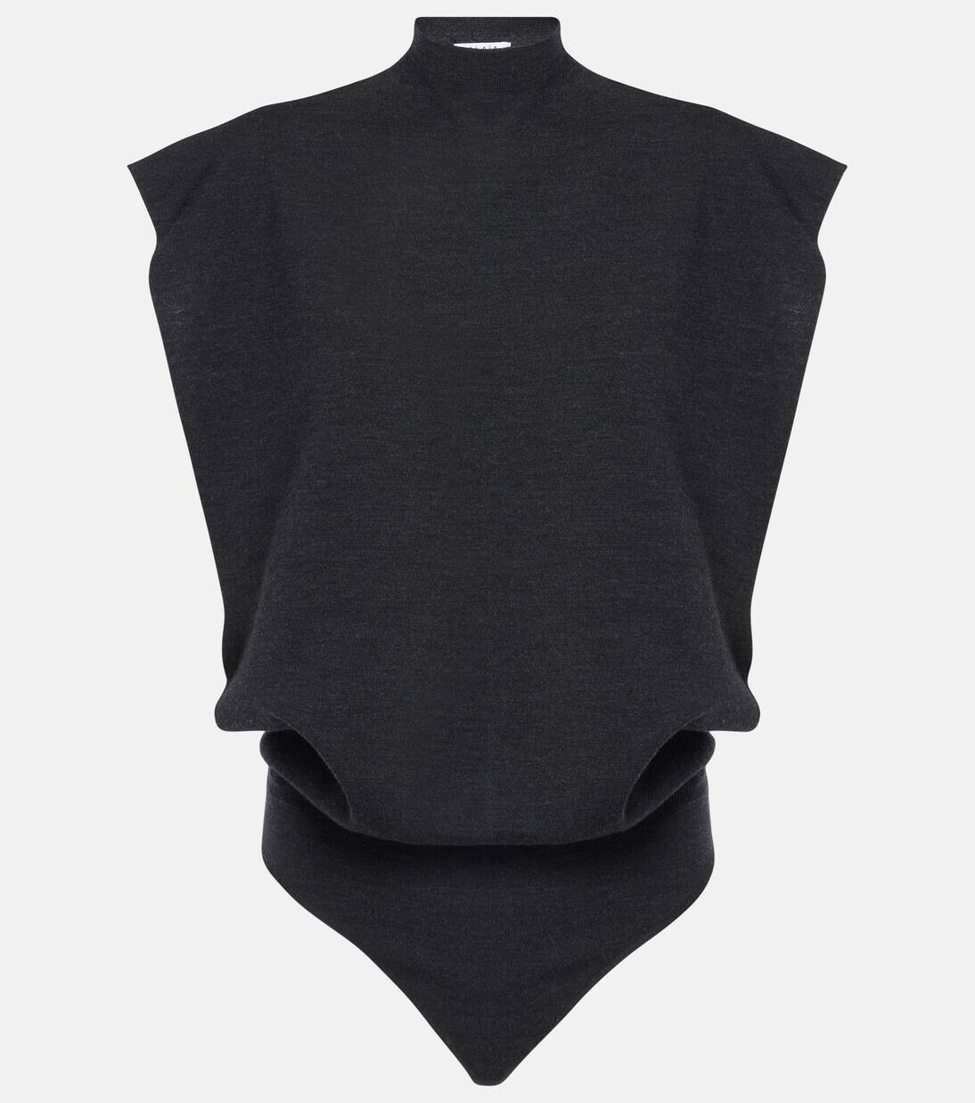 

Шерстяной комбинезон Alaïa, цвет ebene