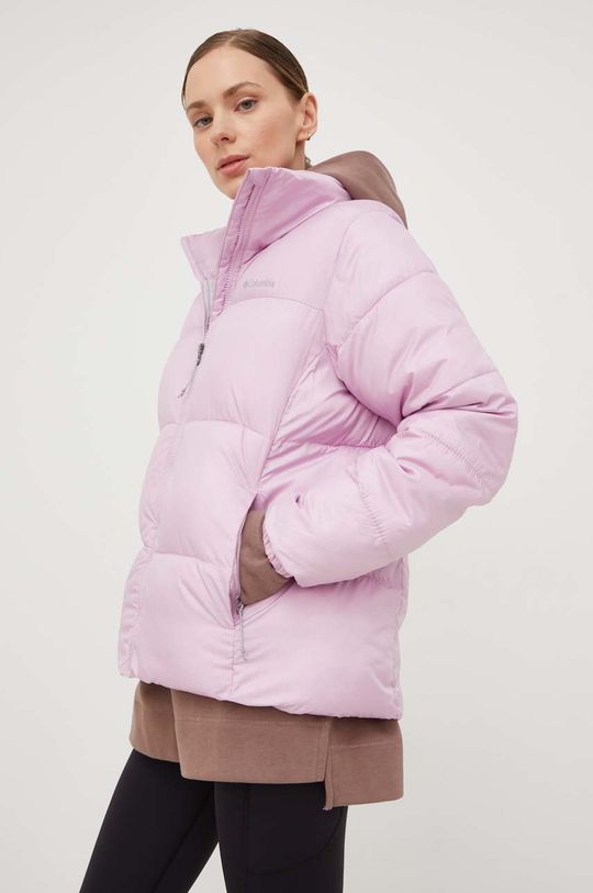 цена Куртка-пуховик Columbia, розовый