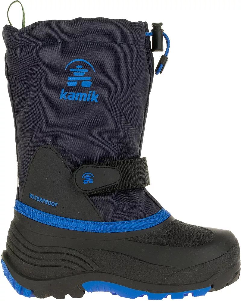 цена Детские утепленные зимние ботинки Kamik Waterbug W, темно-синий