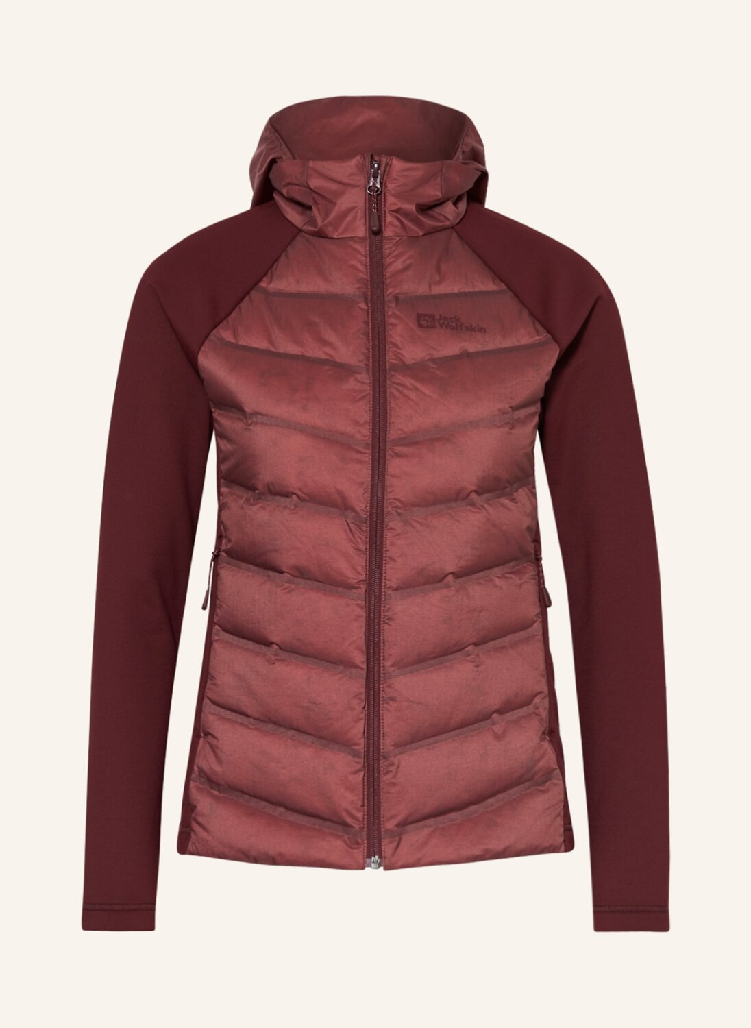 

Пуховик Jack Wolfskin TASMAN, темно-красный