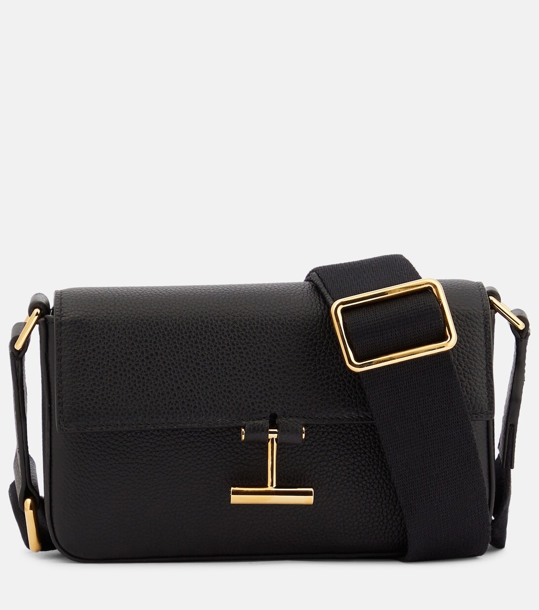 

Мини-сумка через плечо Tara из кожи Tom Ford, черный