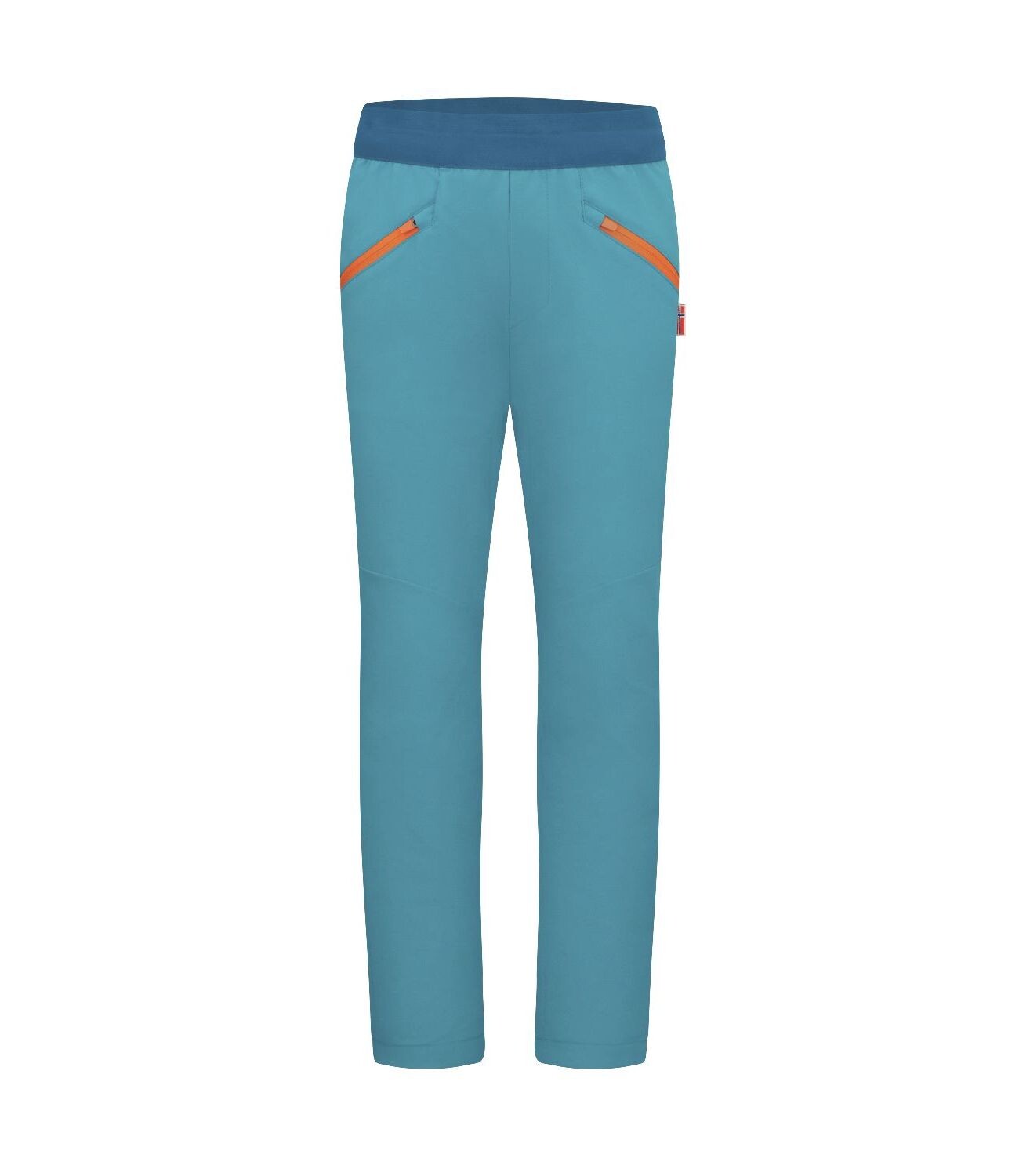 

Тканевые брюки Trollkids Boulder pant Tronfjell, цвет Blaugrün/Orange