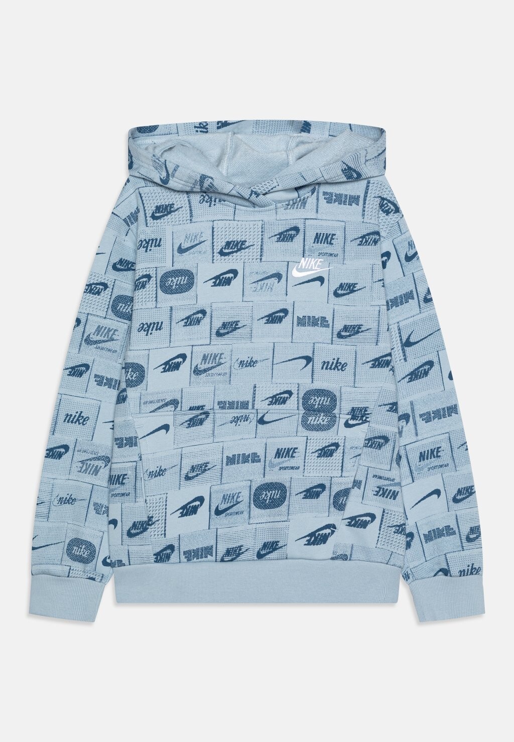 Толстовка Club Unisex Nike, цвет light armory blue/white