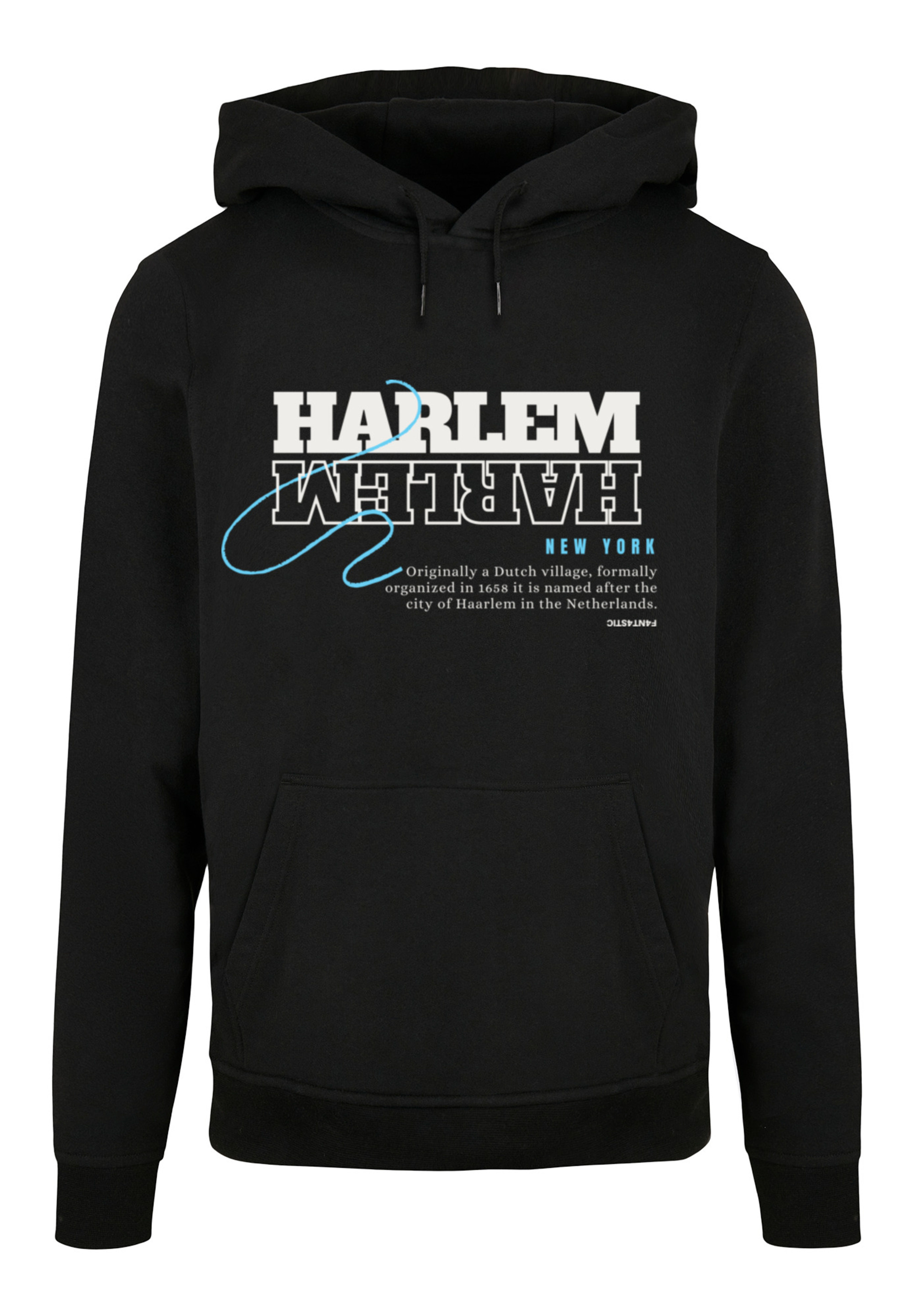 Пуловер F4NT4STIC Basic Hoodie Harlem HOODIE, черный