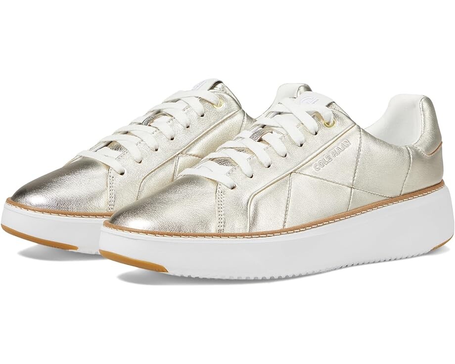 

Кроссовки Cole Haan Grandpro Topspin Sneaker, цвет Soft Gold Quilted Leather