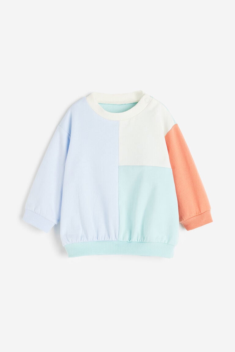 

Хлопковая толстовка H&M, синий