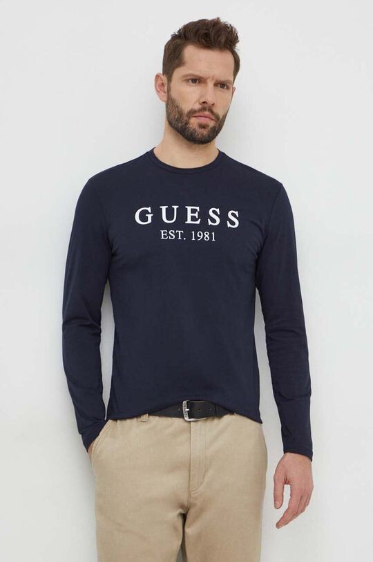 

Рубашка с длинным рукавом Guess, темно-синий