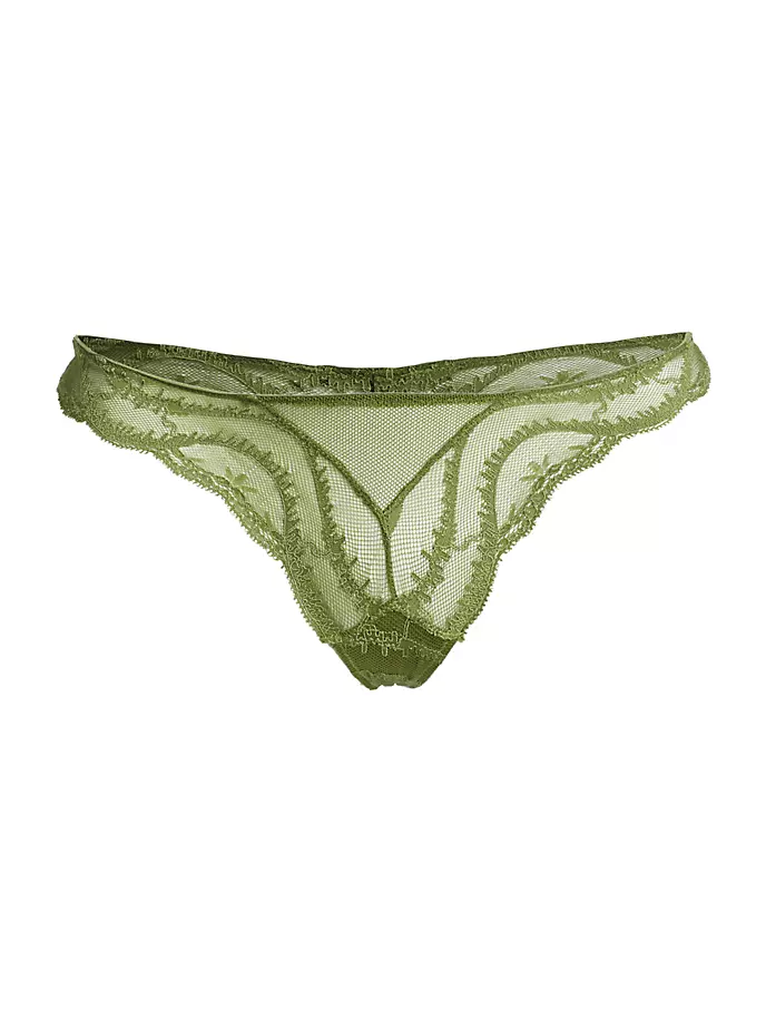 

Кружевные стринги Leche Moi Kiki De Montparnasse, цвет verte