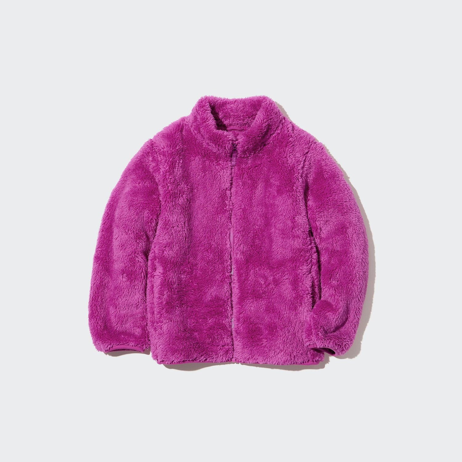 

Куртка из флисового меха Uniqlo Kids, фиолетовый