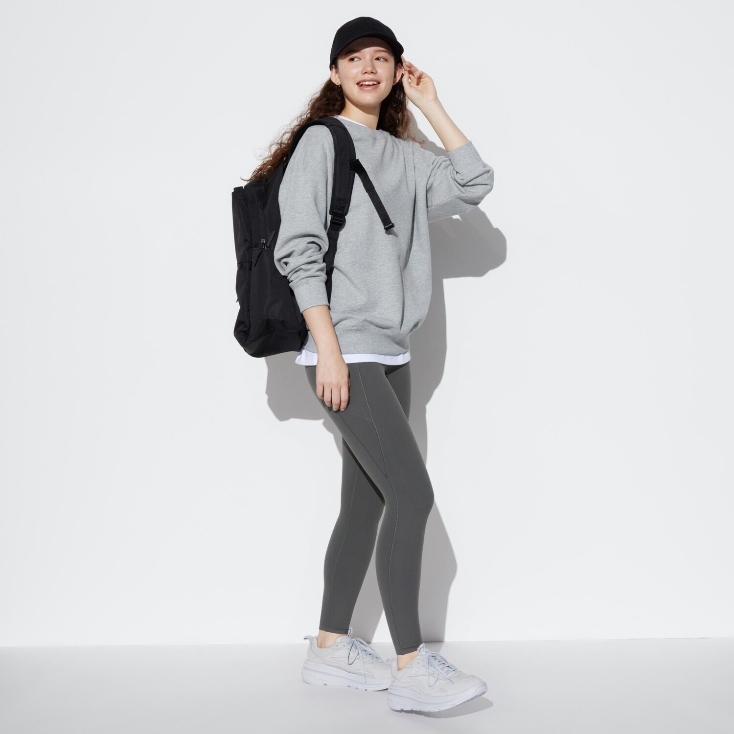 

Леггинсы UNIQLO AIRism с карманами и защитой от ультрафиолета, серый