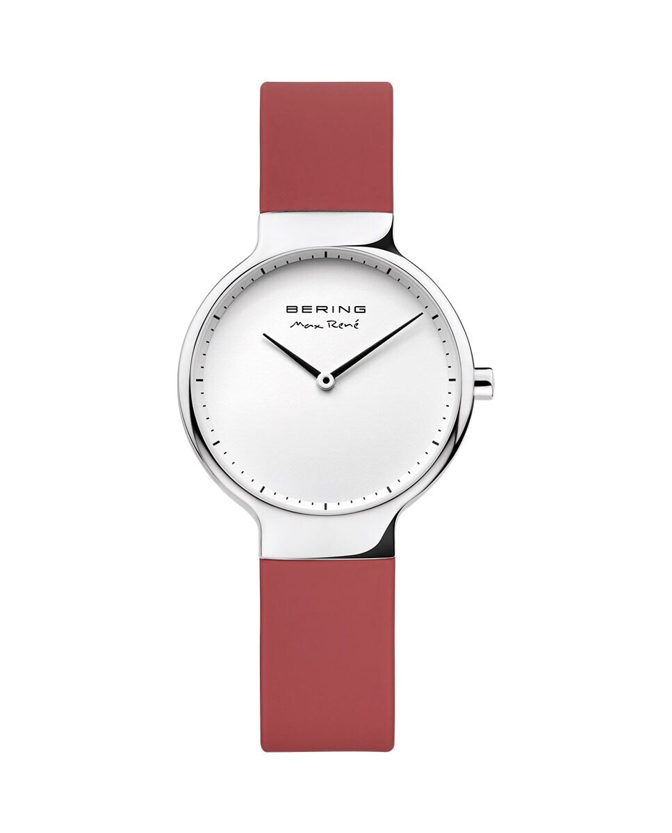 

Женские часы Bering 15531-500 MAX RENÉ с красным силиконовым ремешком Bering, красный