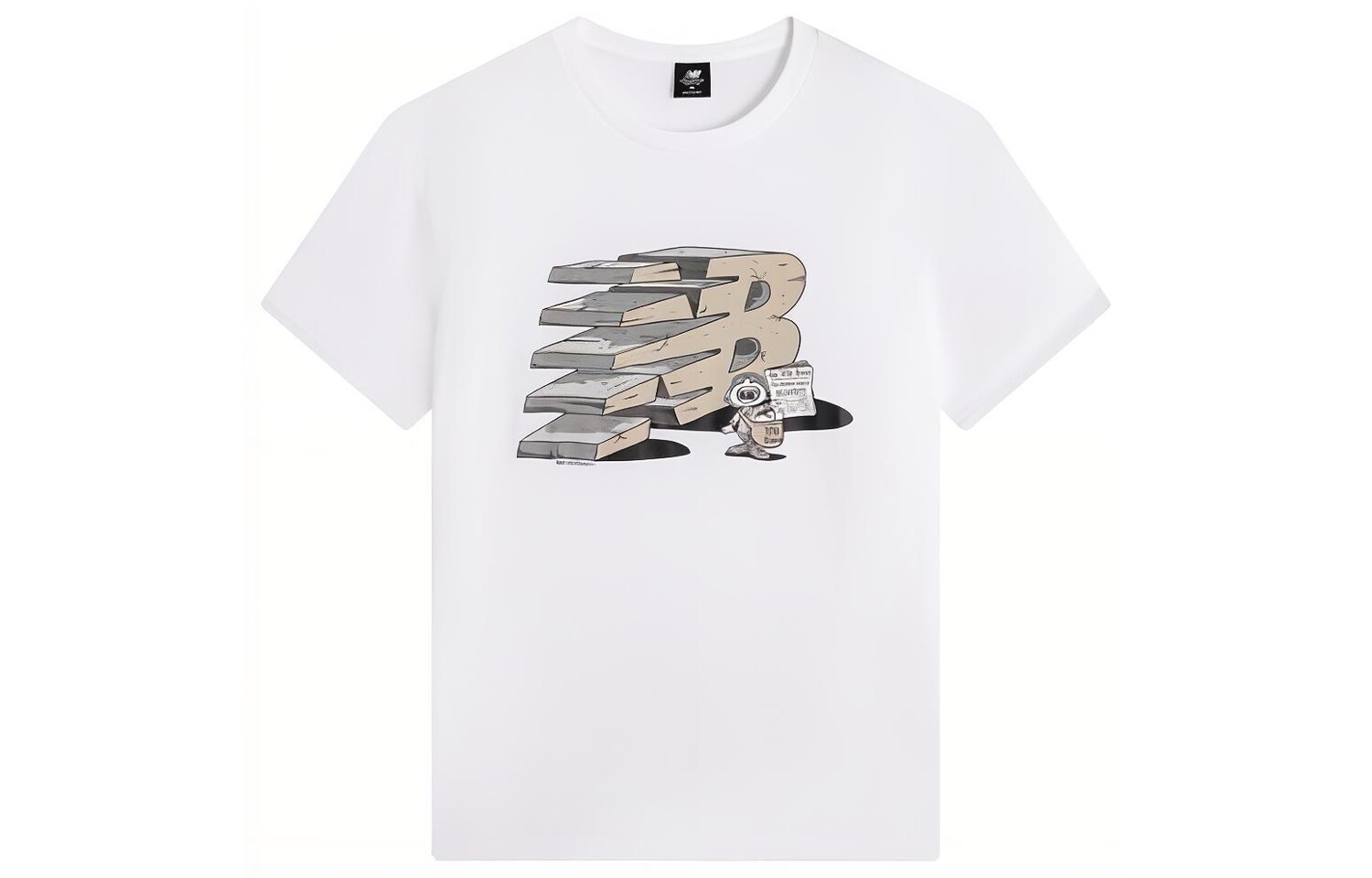 

Футболка мужская белая New Balance, белый