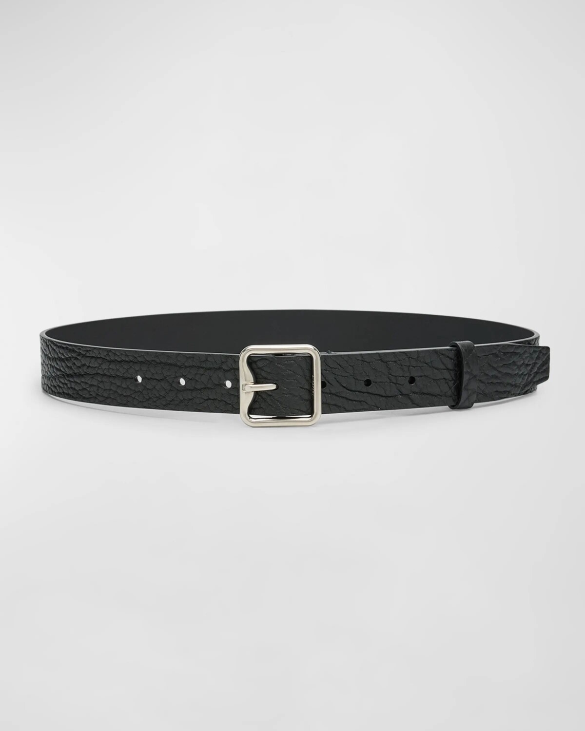 

Ремень из тисненой кожи Burberry, цвет Black