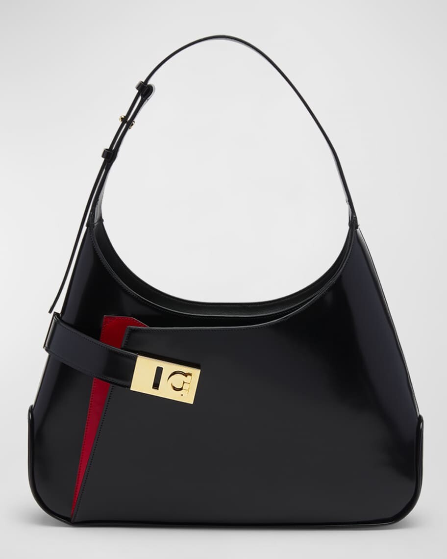 

Кожаная сумка через плечо Arch Gancio Ferragamo