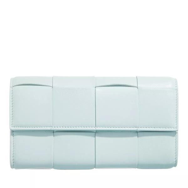 

Кошелек cassette continental wallet teal Bottega Veneta, синий