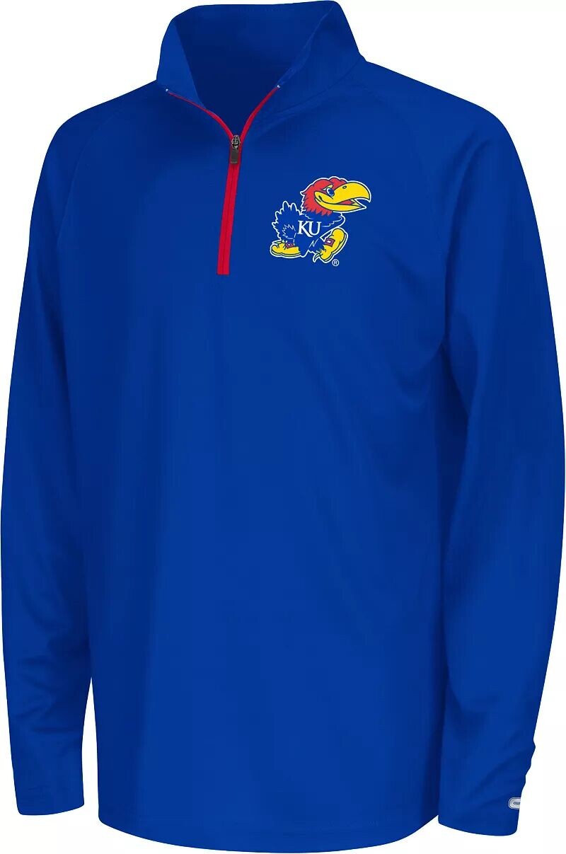 

Colosseum Молодежная куртка Kansas Jayhawks Royal Draft на молнии