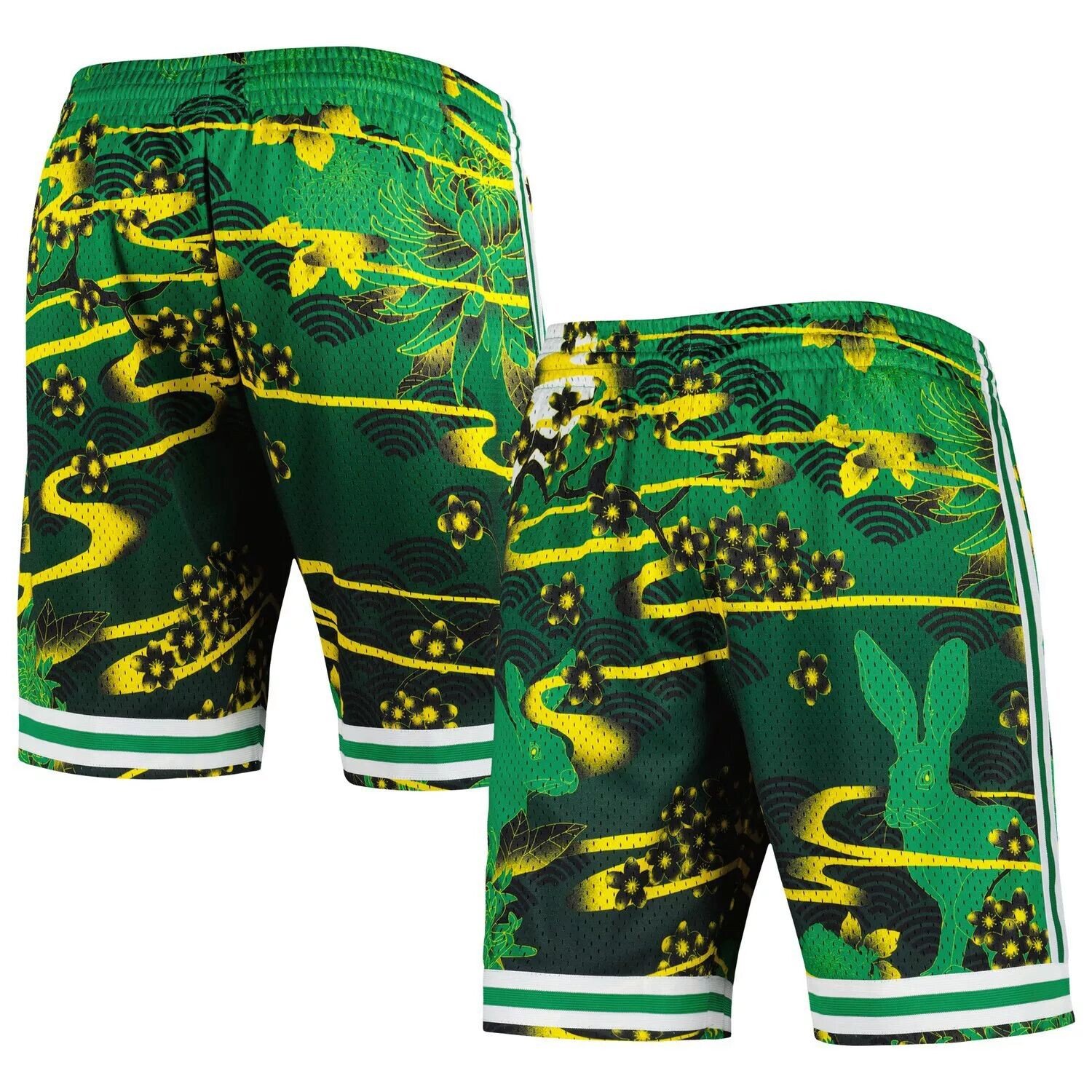 

Мужские шорты Mitchell & Ness Kelly Green Boston Celtics Lunar New Year Swingman