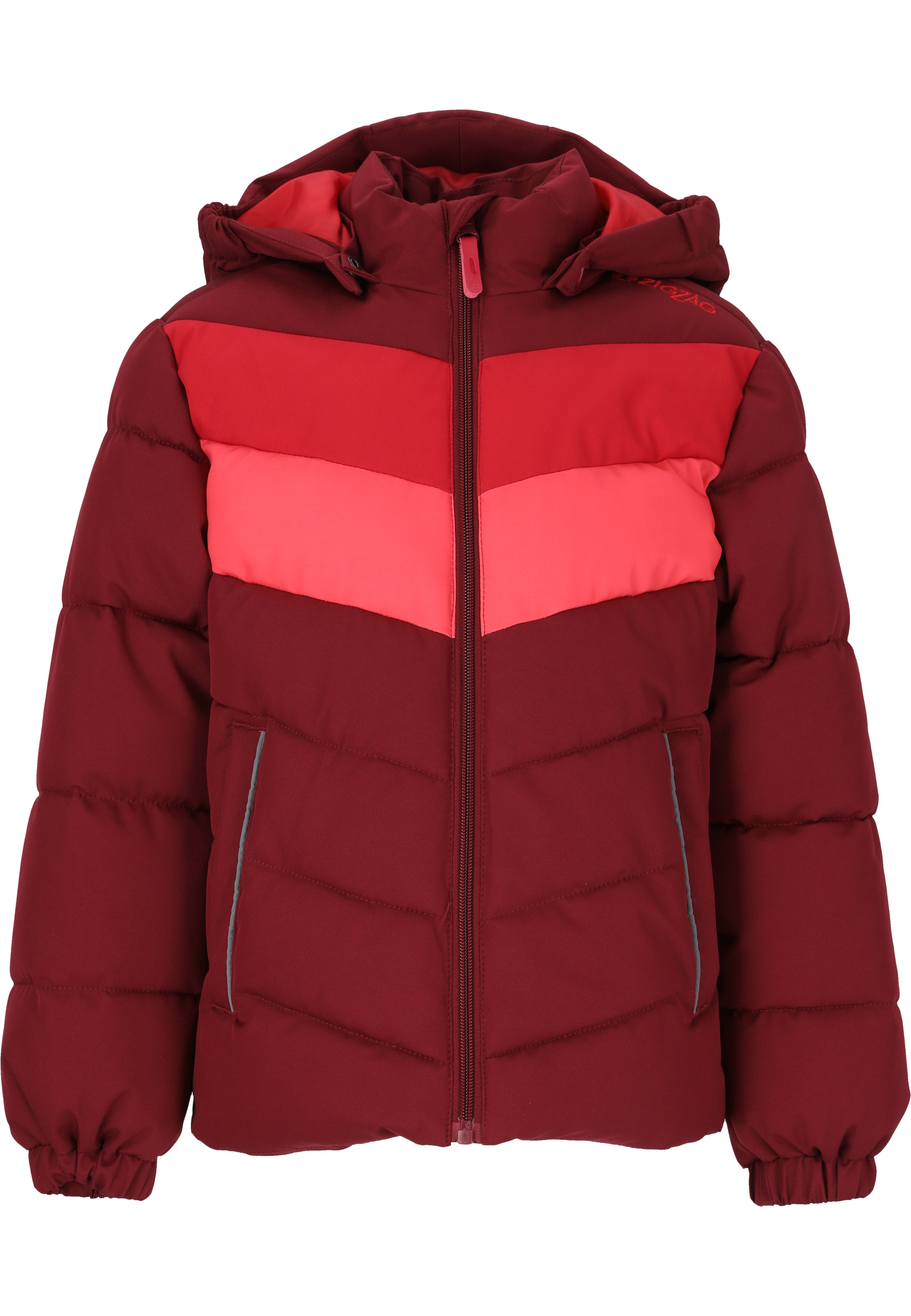 цена Куртка Zigzag Steppjacke Bento, цвет 4120 Biking Red