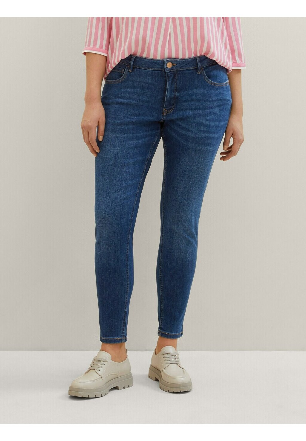 

Джинсы Skinny Fit SKINNY LEG TOM TAILOR, цвет mid stone wash denim
