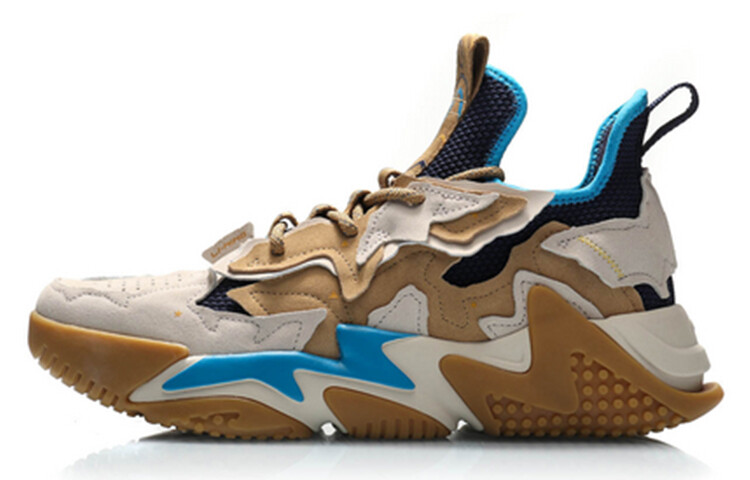 

LINING A Thousand Ways Vintage Basketball Shoes Men Low-top Deep Iris Blue