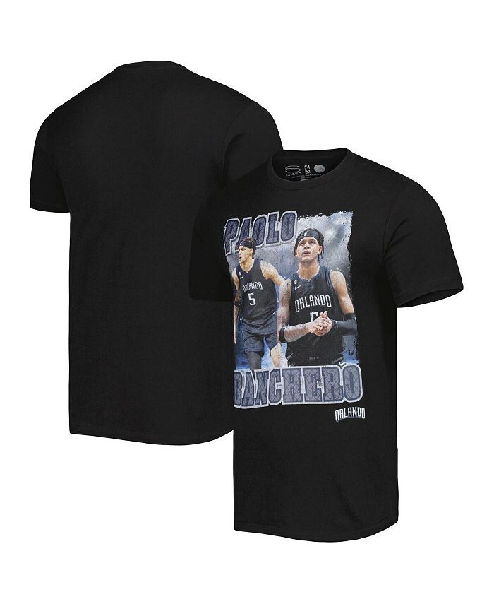 

Мужская и женская футболка Paolo Banchero Black Orlando Magic Player City Edition Double Double Stadium Essentials, черный