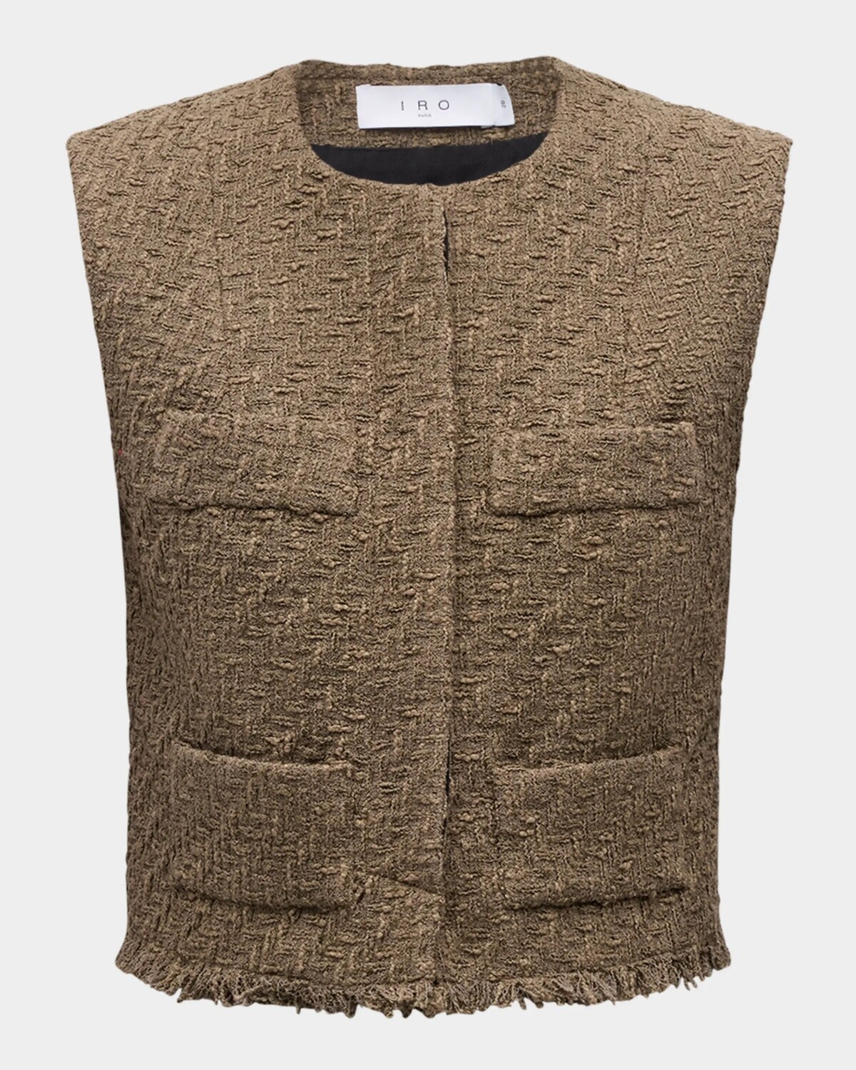 

Твидовый жилет Ralphi Iro, цвет Brown Kaki