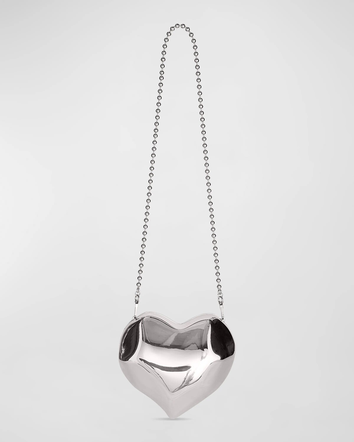 

Сумка на плечо с формованной цепочкой в ​​форме сердца SIMONMILLER, цвет Silver