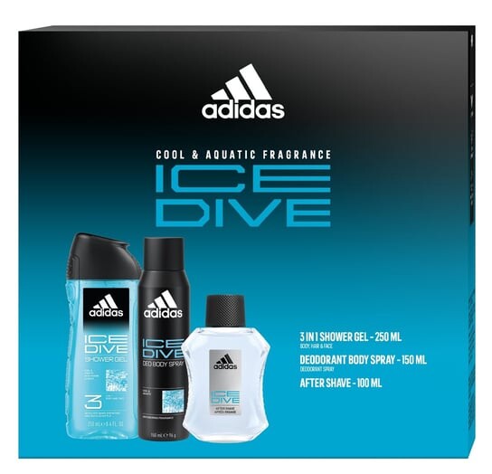 

Подарочный набор уходовой косметики, 3 шт. Adidas, Ice Dive