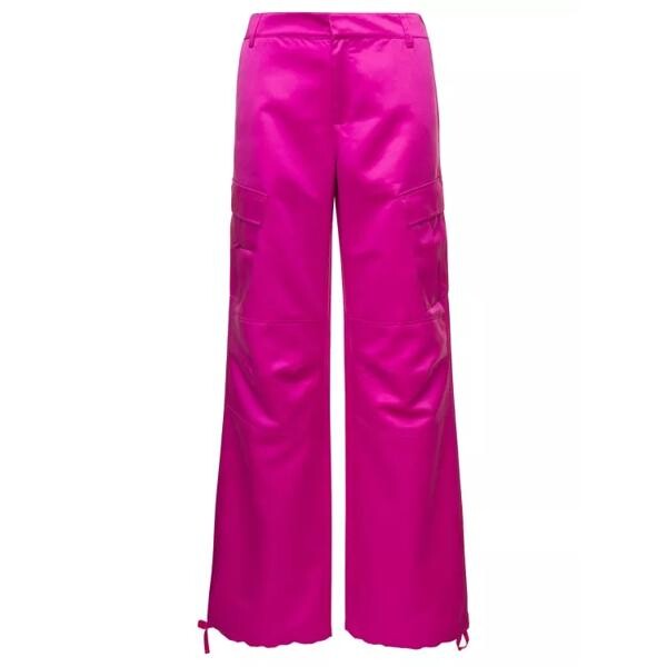 

Брюки high waisted cargo pants straight leg with ca Andamane, розовый