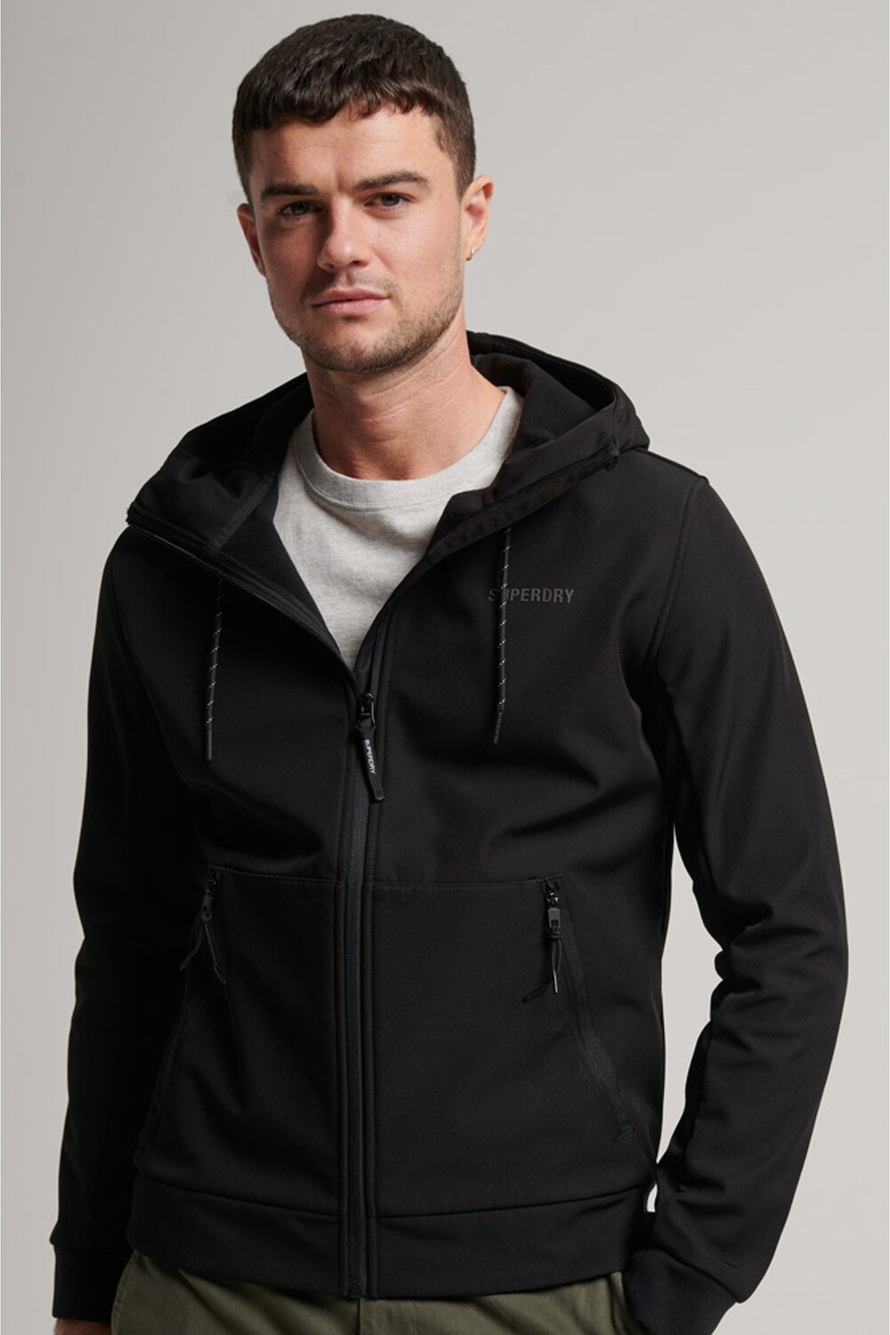

Куртка Code Tech Trekker в тонкую полоску Superdry, черный