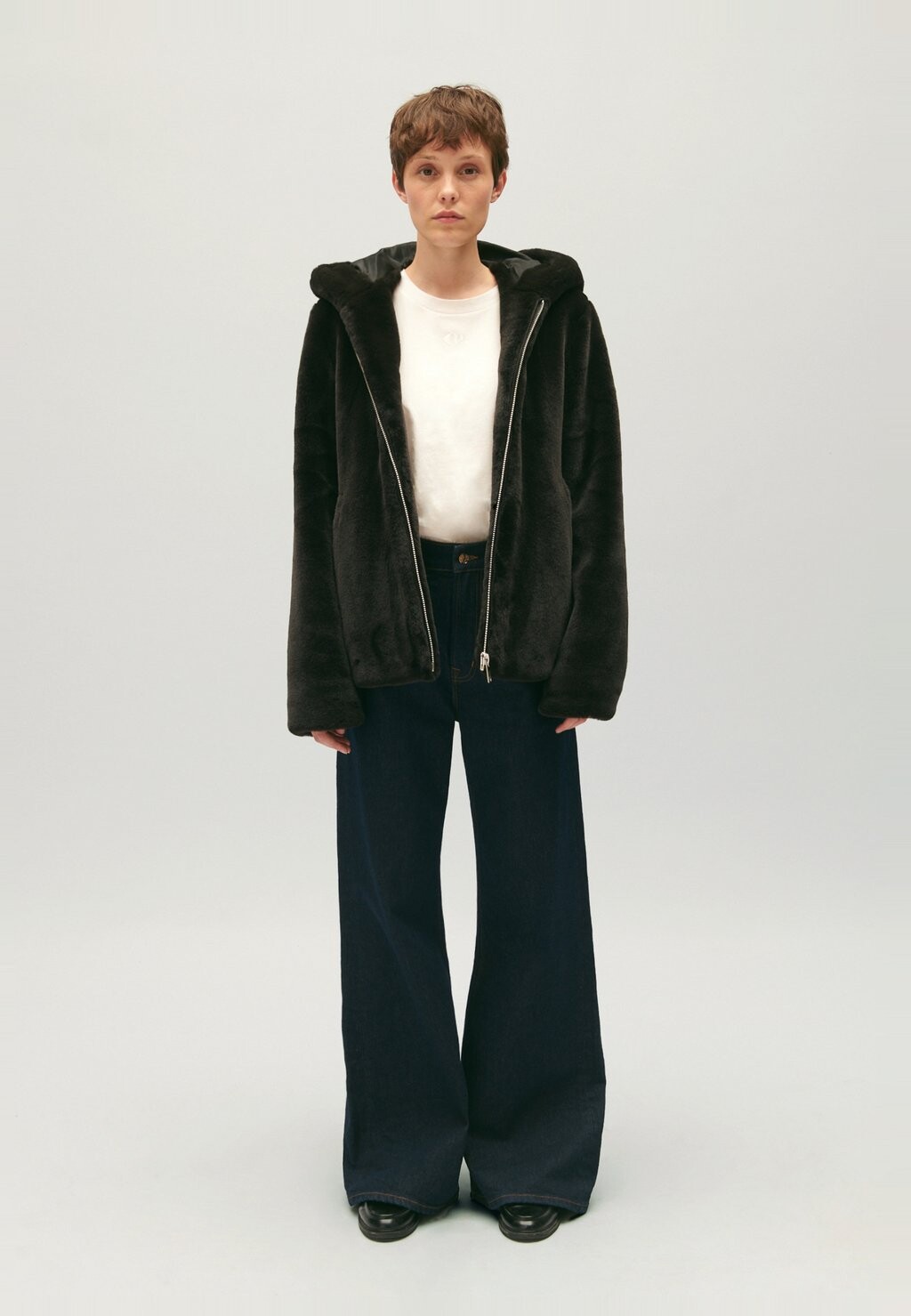 

Короткое пальто Claudie Pierlot, шоколадное