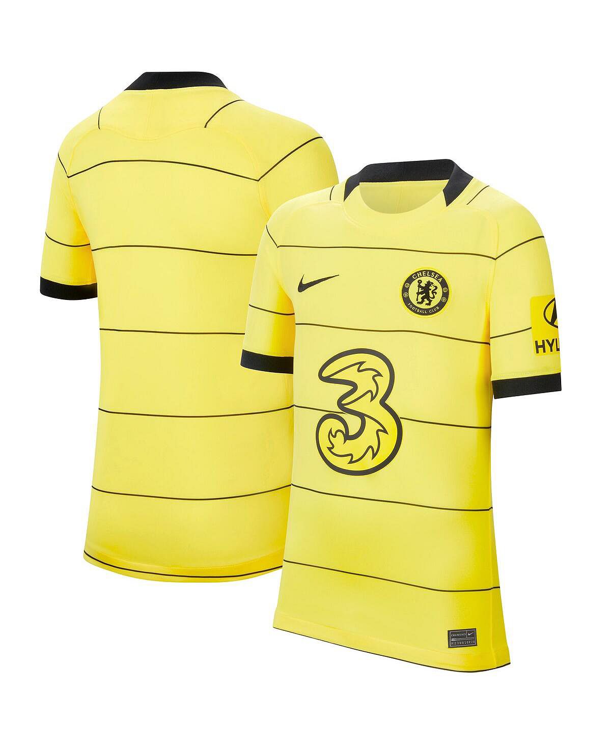 

Джерси Big Boys Yellow Chelsea 2021/22 на выезде Breathe Stadium Nike