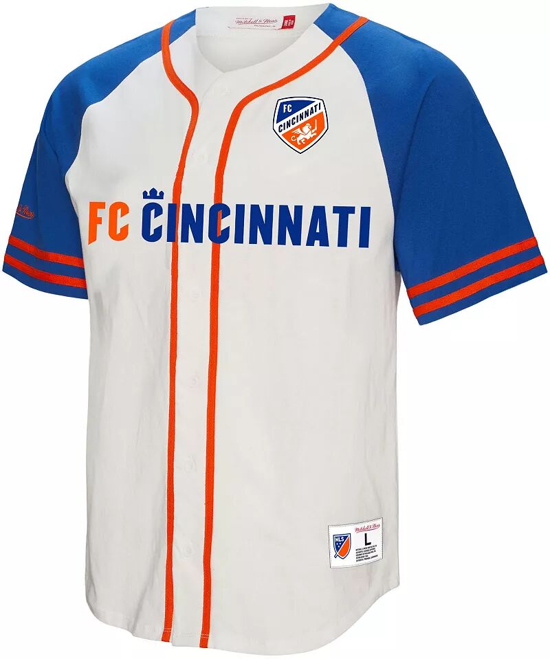 

Белая бейсбольная майка Mitchell & Ness FC Cincinnati