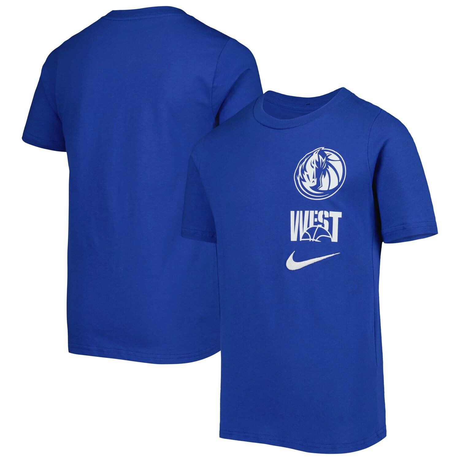 

Молодежная футболка Nike Royal Dallas Mavericks Vs Block Essential Nike