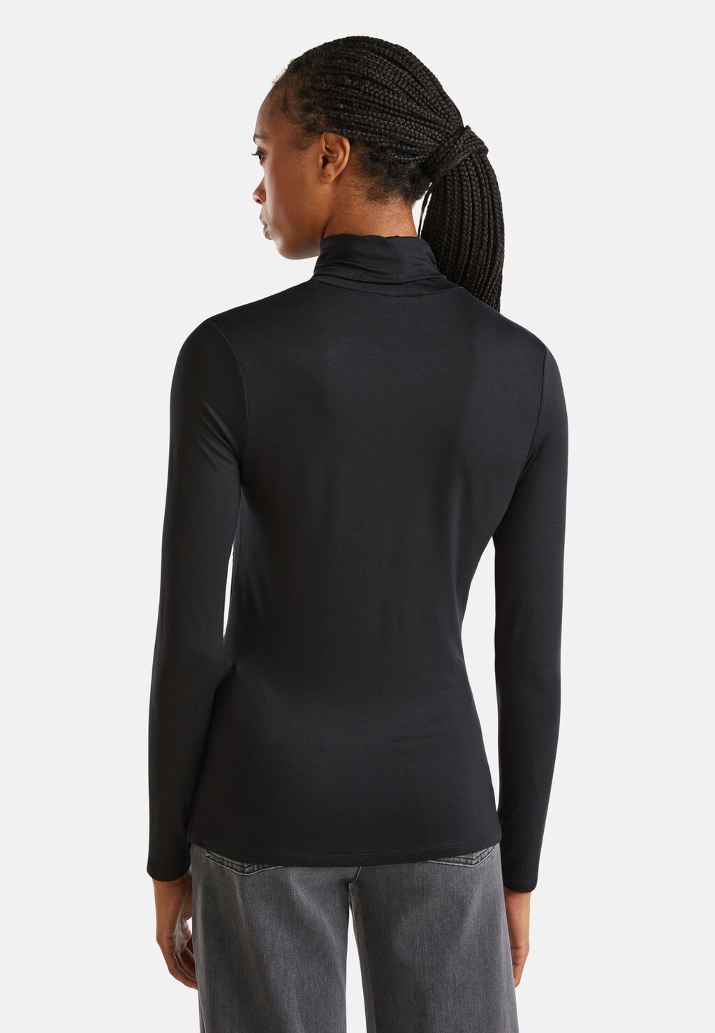

Рубашка с длинным рукавом TURTLENECK IN STRETCH United Colors of Benetton, черный