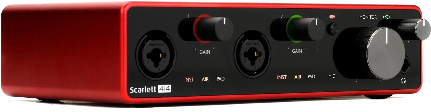 

Focusrite Scarlett 4i4 USB-интерфейс записи 3-го поколения
