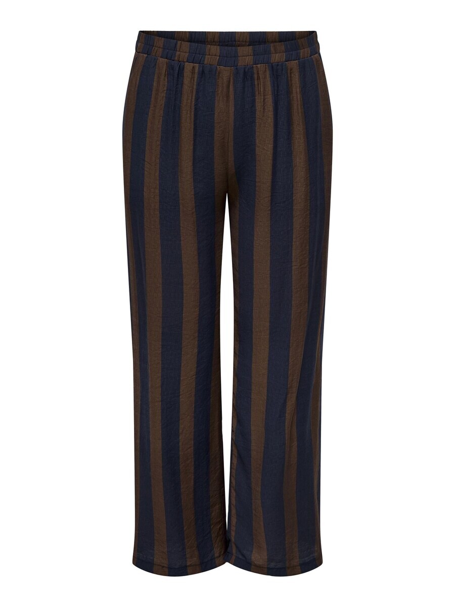 

Брюки ONLY Carmakoma Wide leg Pants CARTemper, цвет Navy/Brown